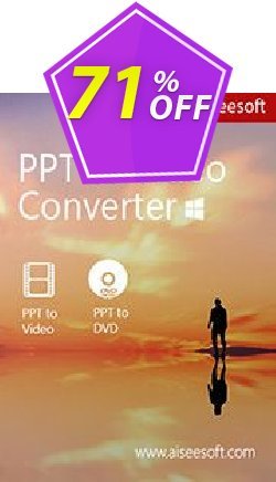 71% OFF Aiseesoft PPT to Video Converter Coupon code
