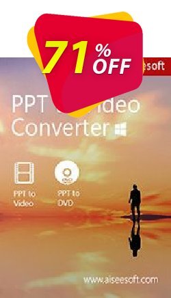 71% OFF Aiseesoft PPT to Video Converter Coupon code