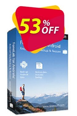 53% OFF Mac FoneLab - Android Data Backup & Restore Coupon code