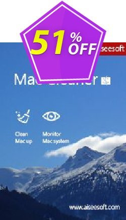Mac Cleaner Coupon, discount Mac Cleaner stirring deals code 2022. Promotion: 40% Aiseesoft Coupon code