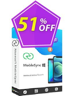 50% OFF MobieSync, verified