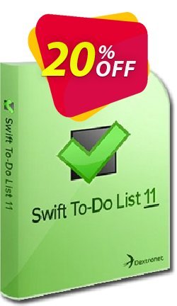 20% OFF Swift To-Do List (11-25 users), verified