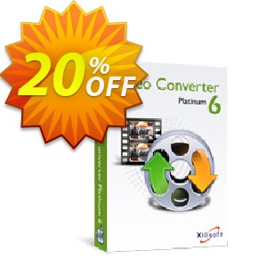 Xilisoft Video Converter Platinum for Mac Coupon, discount 20% off for all products. Promotion: 20% off