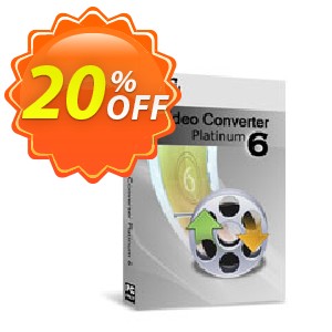 Xilisoft Video Converter Platinum Coupon, discount 20% off for all products. Promotion: 20% off