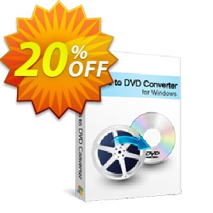 Xilisoft Video to DVD Converter Coupon, discount 20% off for all products. Promotion: 20% off
