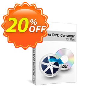 Xilisoft Video to DVD Converter for Mac Coupon, discount 20% off for all products. Promotion: 20% off