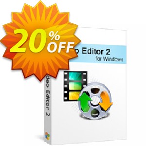 Xilisoft Video Editor 2 Coupon, discount 20% off for all products. Promotion: 20% off