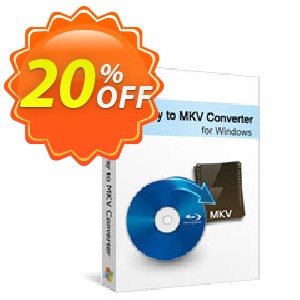 Xilisoft Blu-ray to MKV Converter Coupon, discount 20% off for all products. Promotion: 20% off