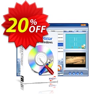Xilisoft DVD Creator Coupon, discount 20% off for all products. Promotion: 20% off