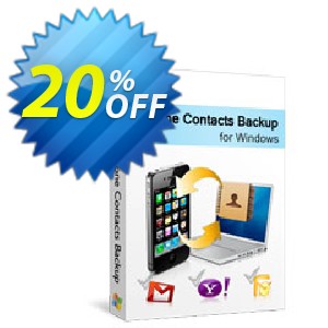 Xilisoft iPhone Contacts Backup Coupon, discount 20% off for all products. Promotion: 20% off
