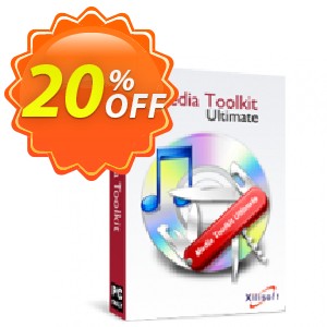 Xilisoft Media Toolkit Ultimate Coupon, discount 20% off for all products. Promotion: 20% off