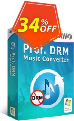 34% OFF Leawo Prof. DRM Music Converter Coupon code