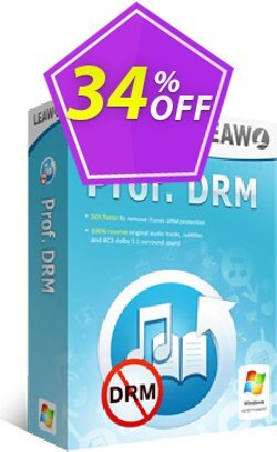 34% OFF Leawo Prof. DRM eBook Converter Coupon code