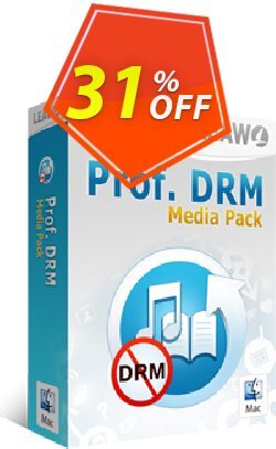 31% OFF Leawo Prof. DRM Media Pack For Mac Coupon code