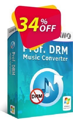 34% OFF Leawo Prof. DRM Spotify Converter Coupon code