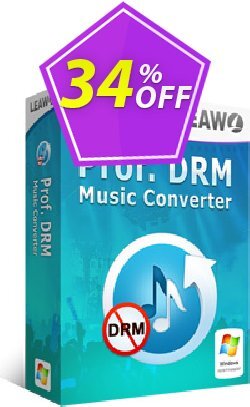 34% OFF Leawo Prof. DRM Spotify Converter Coupon code