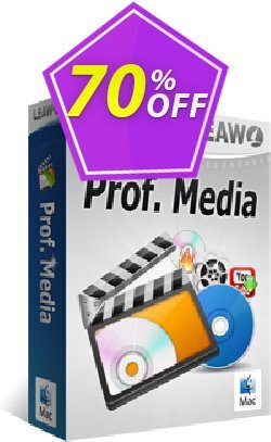 Leawo Prof. Media for Mac super discount code 2024