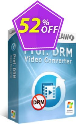 52% OFF Leawo Prof. DRM Video Converter Coupon code