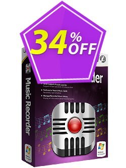 34% OFF Leawo Music Recorder Coupon code