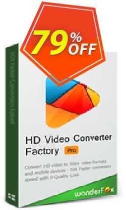 53% OFF HD Video Converter Factory Pro Coupon code