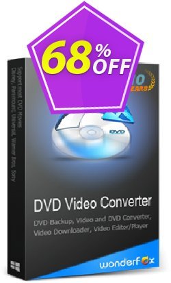 68% OFF DVD Video Converter Factory - Lifetime License  Coupon code