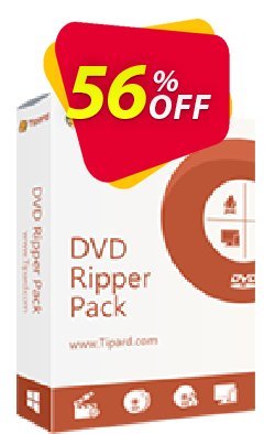 56% OFF Tipard DVD Ripper Pack Coupon code