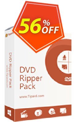 56% OFF Tipard DVD Ripper Pack Coupon code