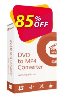 85% OFF Tipard DVD to MP4 Converter Coupon code