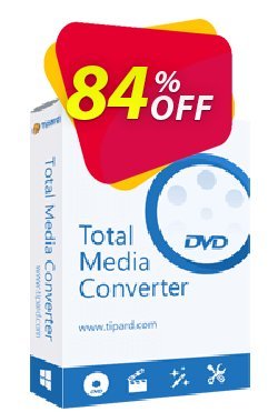 84% OFF Tipard Total Media converter for Mac Lifetime Coupon code