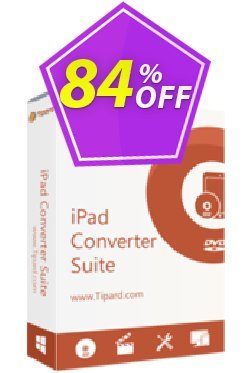 84% OFF Tipard iPad Converter Suite Lifetime Coupon code
