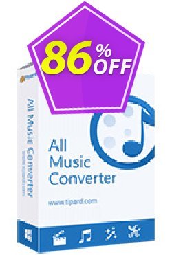 86% OFF Tipard All Music Converter Lifetime Coupon code