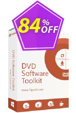 84% OFF Tipard DVD Software Toolkit Platinum Coupon code