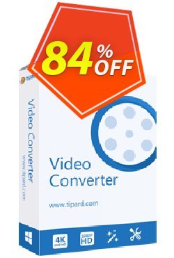 84% OFF Tipard Video Converter Platinum Lifetime Coupon code