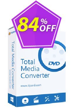 84% OFF Tipard Total Media Converter Platinum Lifetime Coupon code