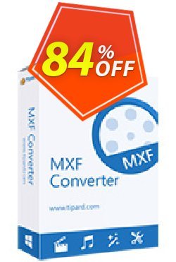 84% OFF Tipard MXF Converter Coupon code