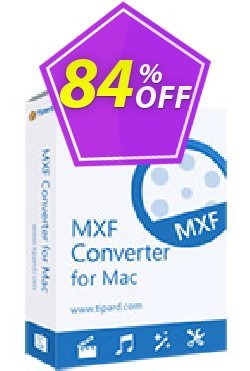 84% OFF Tipard MXF Converter for Mac Coupon code