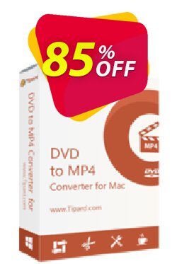 85% OFF Tipard DVD to MP4 Converter for Mac Coupon code