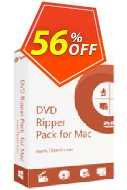 56% OFF Tipard DVD Ripper Pack for Mac Coupon code