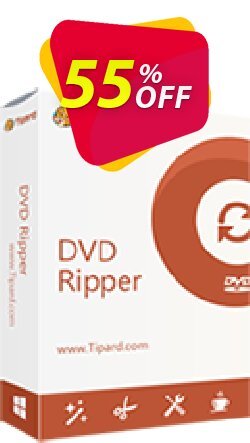 55% OFF Tipard DVD Ripper - 1 month  Coupon code