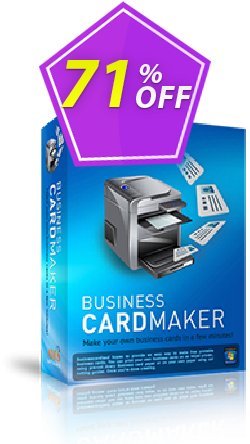 Business Card Maker Personal Edition Coupon discount 70% OFF Business Card Maker Personal Edition, verified - Staggering discount code of Business Card Maker Personal Edition, tested & approved