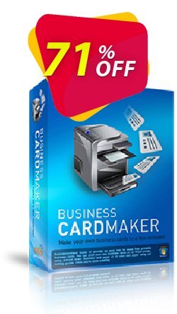 Business Card Maker Personal Edition Coupon discount 70% OFF Business Card Maker Personal Edition, verified - Staggering discount code of Business Card Maker Personal Edition, tested & approved