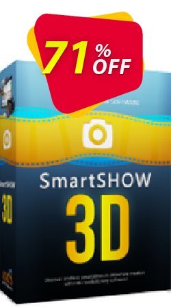 71% OFF SmartSHOW 3D Deluxe - 1 year license  Coupon code