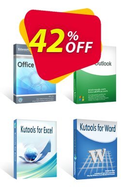 Office Tab + Kutools for Excel / Outlook / Word Coupon discount 42% OFF Office Tab + Kutools for Excel / Outlook / Word, verified - Wonderful deals code of Office Tab + Kutools for Excel / Outlook / Word, tested & approved