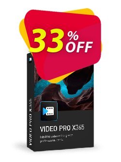 33% OFF MAGIX Video Pro X365 Coupon code