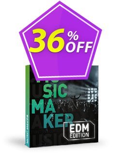 Music Maker EDM Edition Coupon, discount 33% OFF Music Maker EDM Edition, verified. Promotion: Special promo code of Music Maker EDM Edition, tested & approved