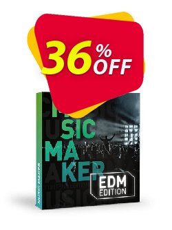 36% OFF Music Maker EDM Edition Coupon code