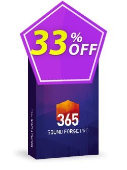 33% OFF MAGIX SOUND FORGE Pro 365 Coupon code