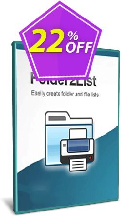 Coupon code Folder2List