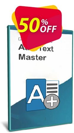 50% OFF AutoText Master Coupon code