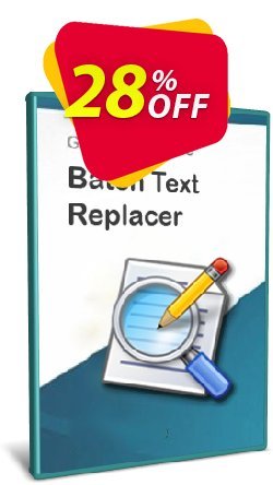 Batch Text Replacer - 20-User License Coupon discount Coupon code Batch Text Replacer - 20-User License - Batch Text Replacer - 20-User License offer from Gillmeister Software